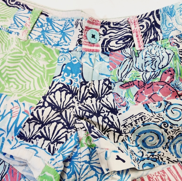 4x$25 Lilly pulitzer vintage  summer shorts size 0 low waist - Picture 8 of 10